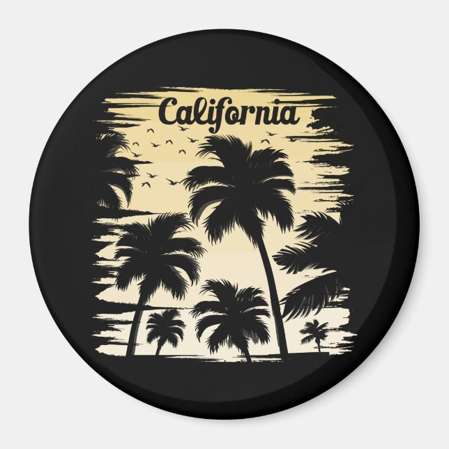 California Palm Tree Magnet (Vorne)