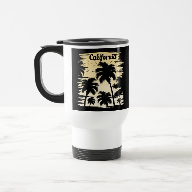 California Palm Tree Reisebecher (Links)