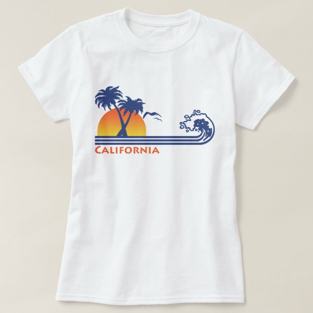California Palm Trees T-Shirt (Design vorne)