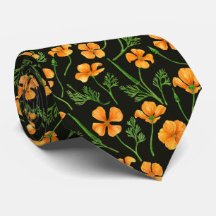 California Pappi, sommerliche Blume, Orange Krawatte