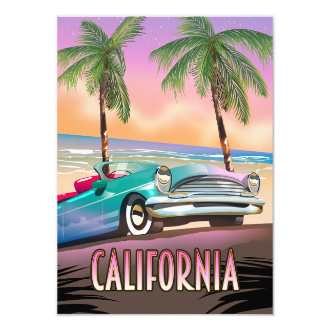 California Paradise Sunset Fotodruck (Vorne)