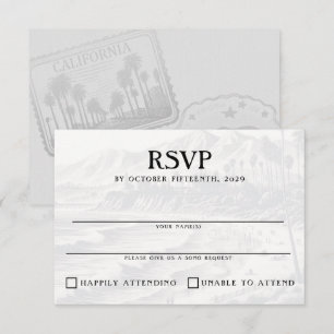 California Passport RSVP Karte