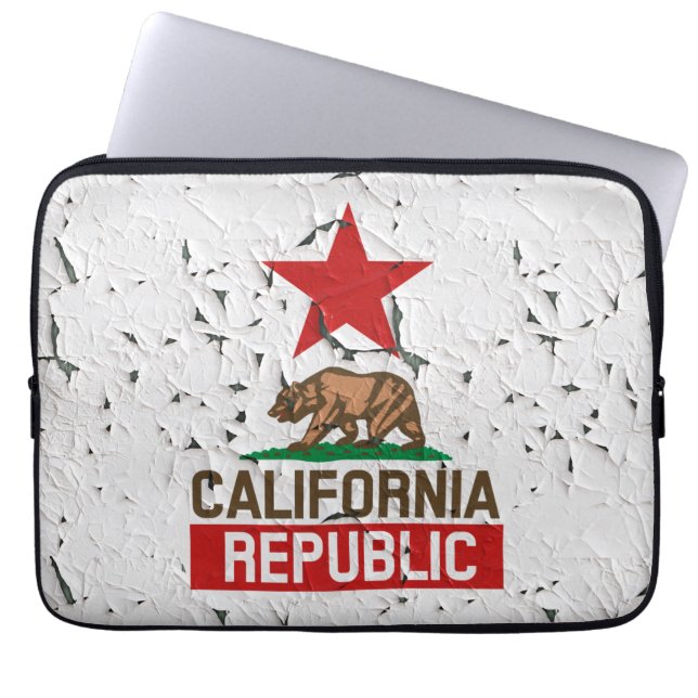 California Peeling Paint Style Laptopschutzhülle (Vorderseite)