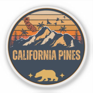 California Pines, Kalifornien Aufkleber