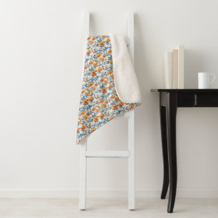California Poppies Art Nouveau Sherpadecke