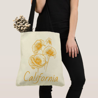 California Poppy Crossbody, Tote Bag Tasche