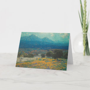 California Poppy Field   Granville Redmond Karte
