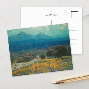 California Poppy Field   Granville Redmond Postkarte