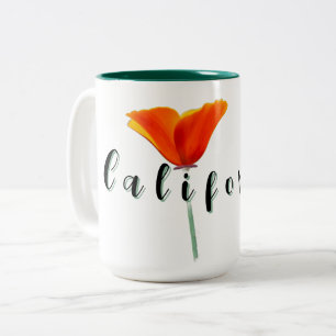 California Poppy Zweifarbige Tasse