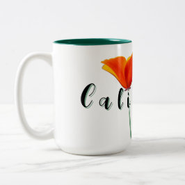 California Poppy Zweifarbige Tasse