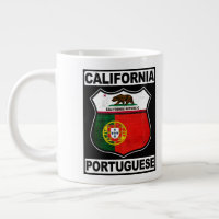 California Portuguese American Giant Coffee Mug