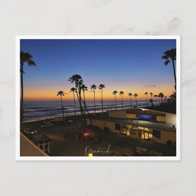 California Postcard | Seepromenade Postkarte (Vorderseite)