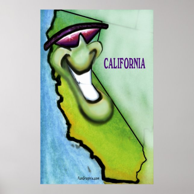California Poster (Vorne)
