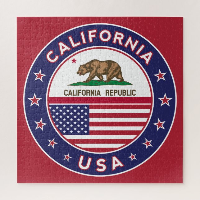 California Puzzle (version rouge) (Vertical)