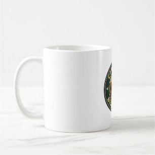 California Quai Vintages Abzeichen Kaffeetasse
