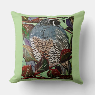 California Quail Coussin 1