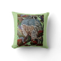California Quail Coussin 1