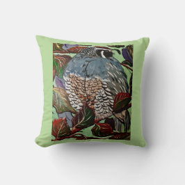 California Quail Pillow 1 Kissen
