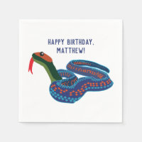 California Red Sided Garter Snake Birthday Party