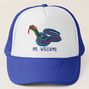 California Red Sided Garter Snake Personalisiert Truckerkappe