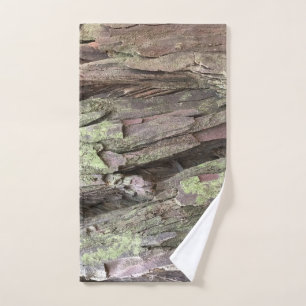 California Redwood und moosbedeckte Rindertuch Handtuch
