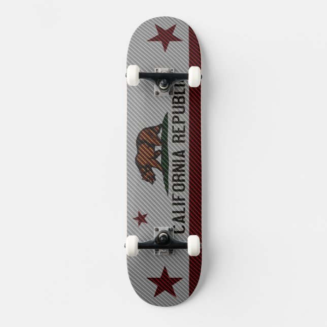 California Republic Carbon Fiber Skateboard Deck (Vorderseite)