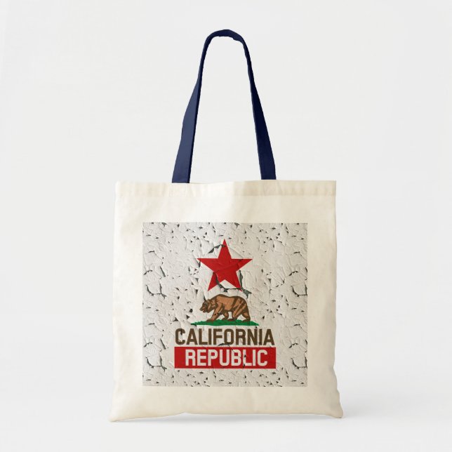 California Republic Peeling Paint Decor Tragetasche (Vorne)