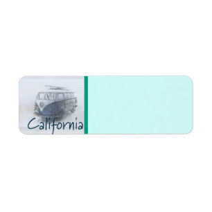 California Return Address Label