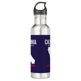 California, Sacramento – The Golden State, USA Edelstahlflasche