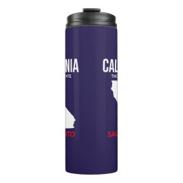 California, Sacramento – The Golden State, USA Thermosbecher