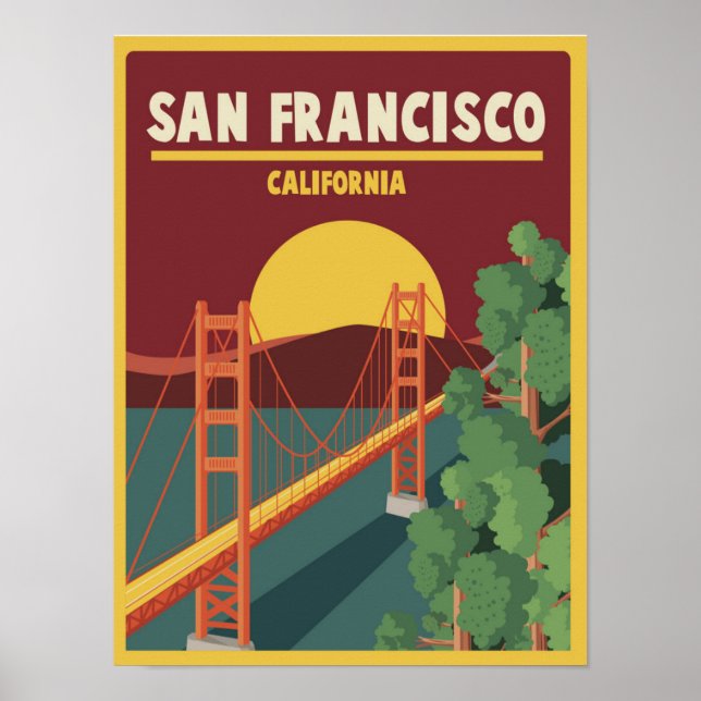 California | San Francisco Poster (Vorne)