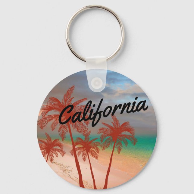 California Schlüsselanhänger (Vorderseite)
