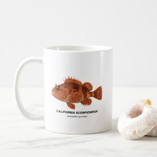 California Scorpionfish - Meerestiere in Kaliforni Kaffeetasse