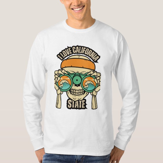 California Shirt CA Staat Bear T - Shirt Soft und (Vorderseite)