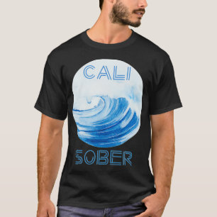 California Sober mit Coolen Wellenbrechern Cali T-Shirt