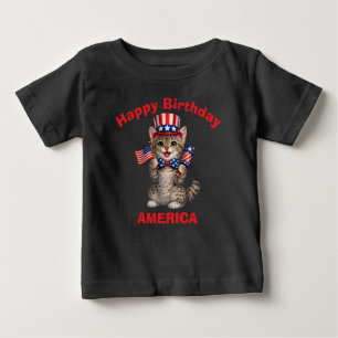 California Spangled (1k) Patriotisches Kinder-T-Sh Baby T-shirt