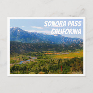California SR 108 Sonora Pass Postkarte