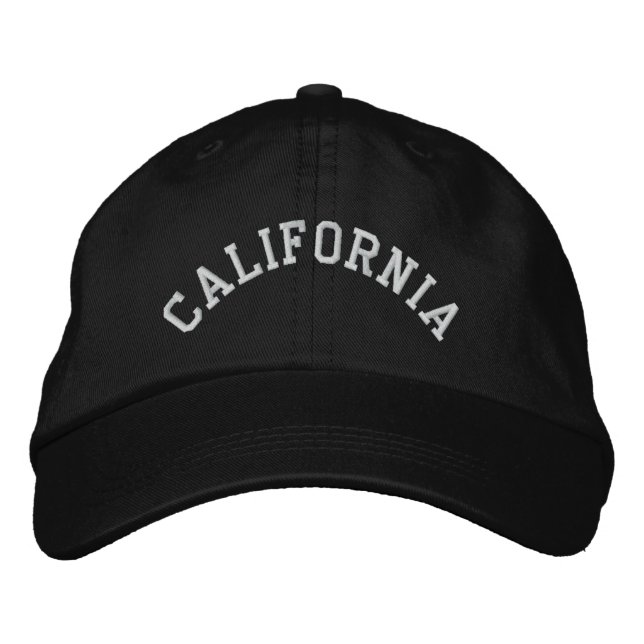 California Staat bestickt Bestickte Kappe (Vorderseite)