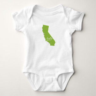 California Staat Bodysuit, lokal angebaut Baby Strampler
