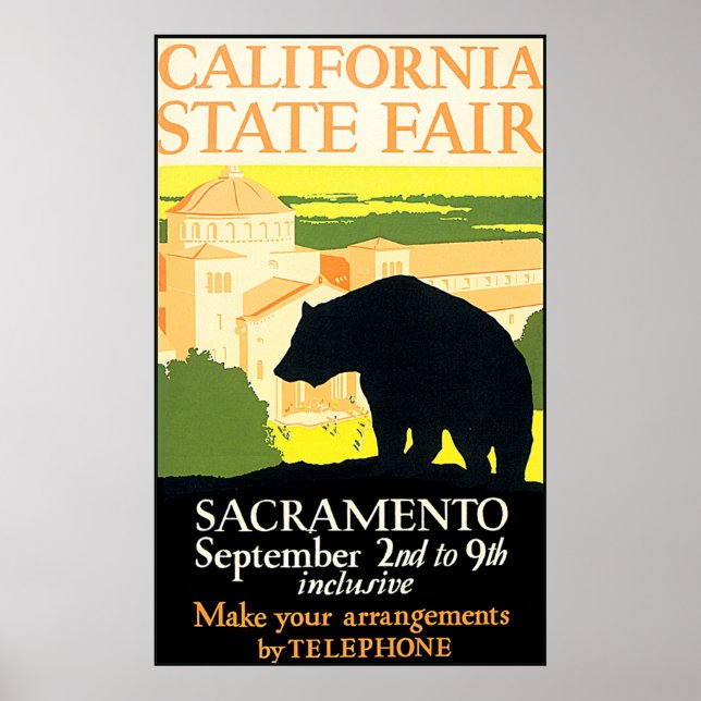 California Staat Fair Bären Poster (Vorne)