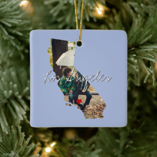 California Staat Foto Keramikornament
