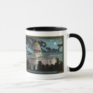 California Staat Hauptstadt Mondlicht Kaffeemaschi Tasse