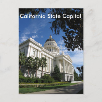 California Staat Hauptstadt Postkarte
