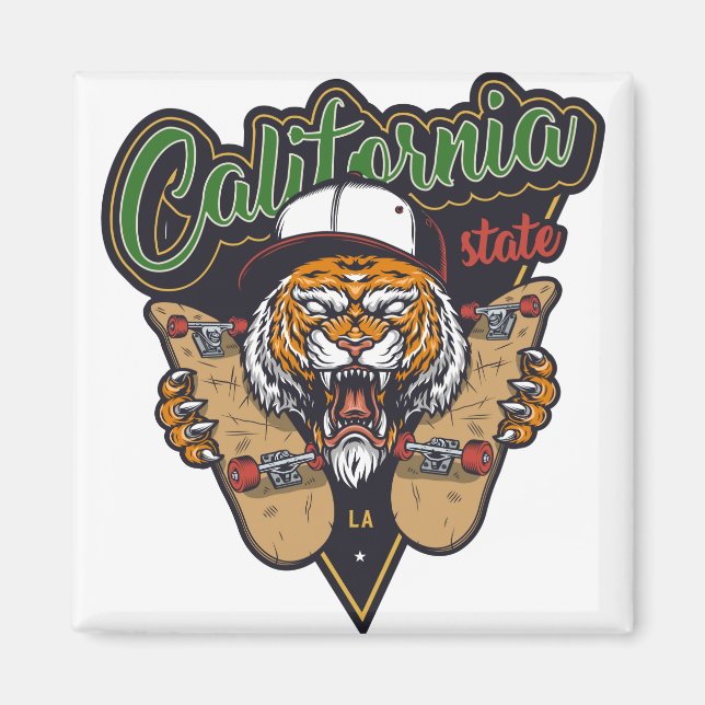 California Staat Magnet (Vorne)