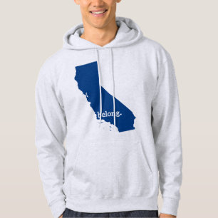 California Staat Map Belong Hoodie