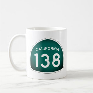 California Staat Route 138 Kaffee Tasse