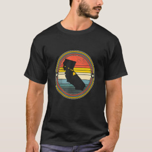 California Staaten Hawaii Roots Origin Staat Karte T-Shirt