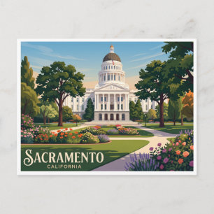 California State Capitol Sacramento Postkarte