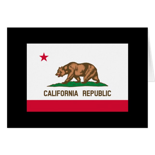 California State Flag Design (Devant horizontal)