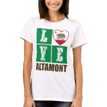 California State Flag Heart Altamont